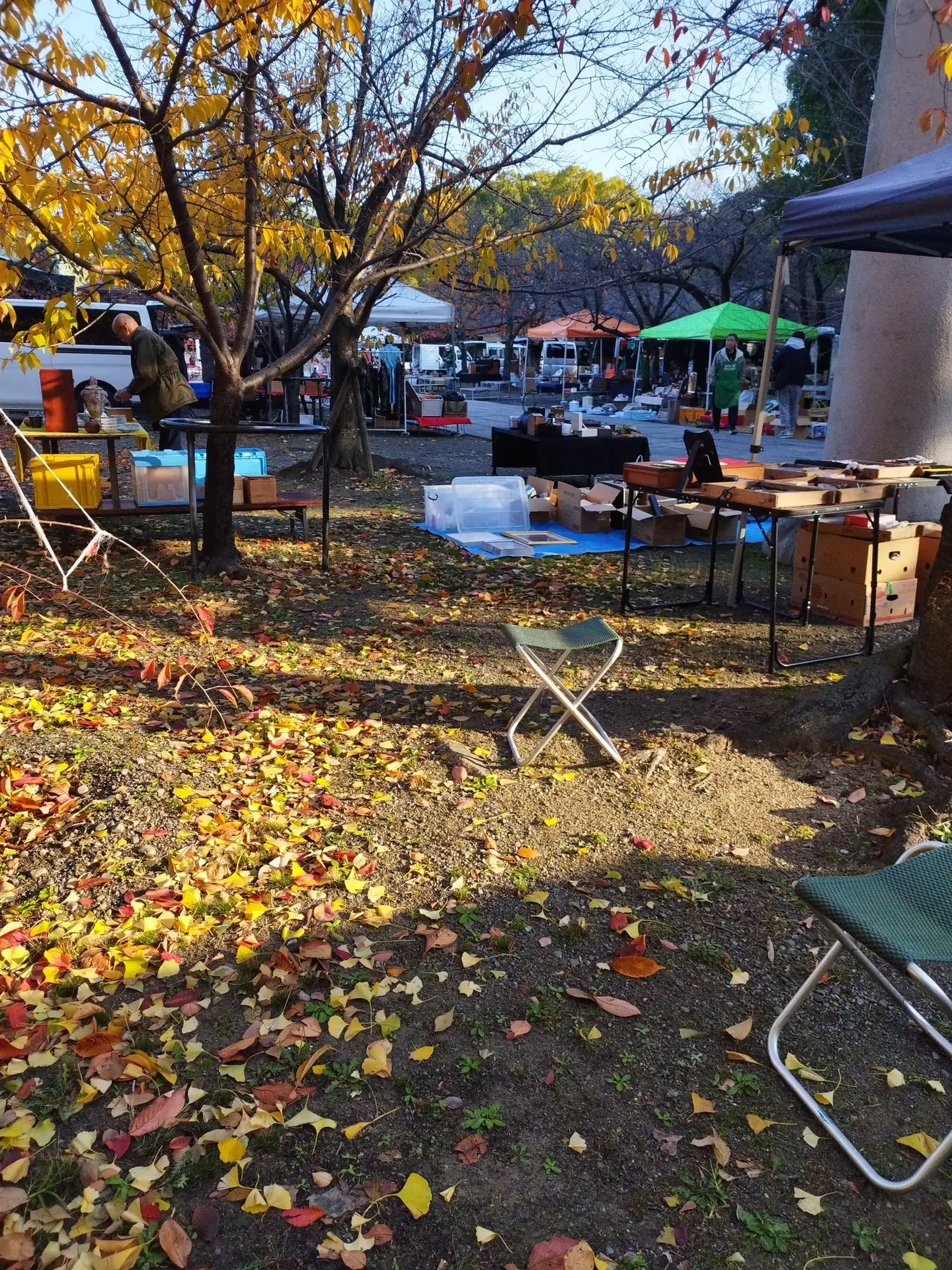 gokoku shrine hinomaru flea market 3