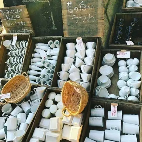 kitano tenmangu shrine antique market